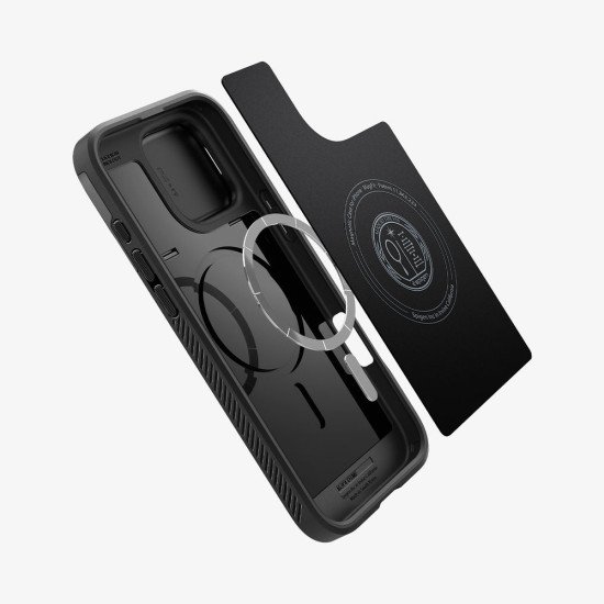 Spigen Optik Armor (MagFit) coque de protection pour téléphones portables 16 cm (6.3") Housse Noir