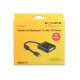 DeLOCK 62603 adaptateur et connecteur de câbles mini Displayport 1.2 DVI-I 24+5 Noir