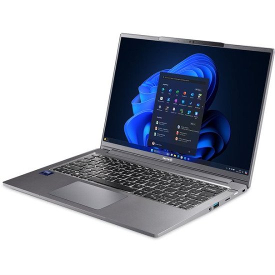 TERRA MOBILE 1471 Ultra 7-155U Intel® Core™ i7 i7-1355U Ordinateur portable 39,6 cm (15.6") Full HD 16 Go DDR5-SDRAM 512 Go SSD Wi-Fi 6 (802.11ax) Windows 11 Pro Argent