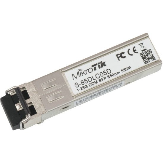 Mikrotik S-85DLC05D module émetteur-récepteur de réseau 1250 Mbit/s SFP 850 nm