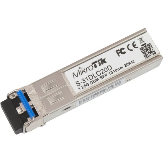 Mikrotik S-31DLC20D module émetteur-récepteur de réseau 1250 Mbit/s SFP 1310 nm