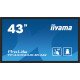 iiyama TF4339AS-B1AG affichage de messages Écran plat de signalisation numérique 108 cm (42.5") LED 500 cd/m² 4K Ultra HD Noir Écran tactile Intégré dans le processeur Android 24/7