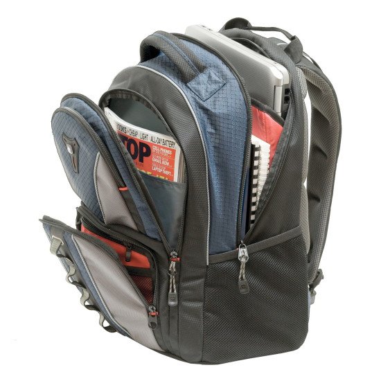 Wenger/SwissGear 600629 sacoche d'ordinateurs portables 40,6 cm (16") Étui sac à dos Noir, Bleu, Gris