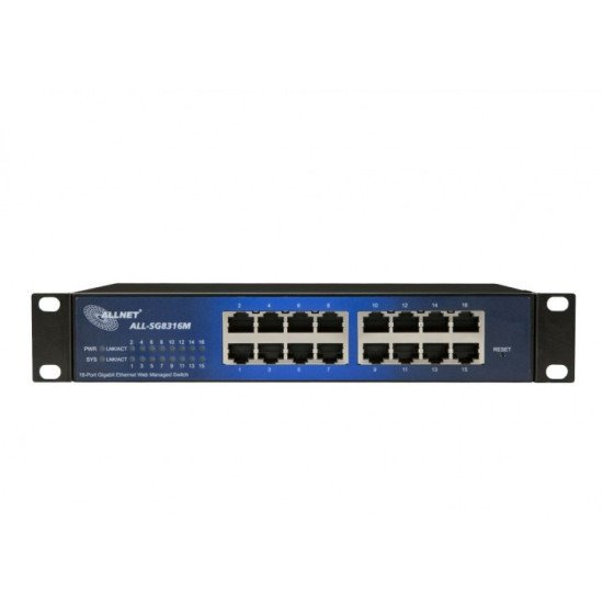 ALLNET 112534 Géré L2 Gigabit Ethernet (10/100/1000) 19U Noir