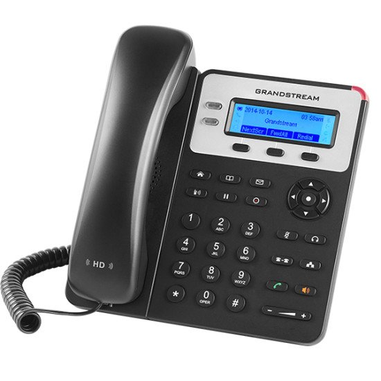 Grandstream Networks GXP1625 téléphone fixe Noir 2 lignes LCD