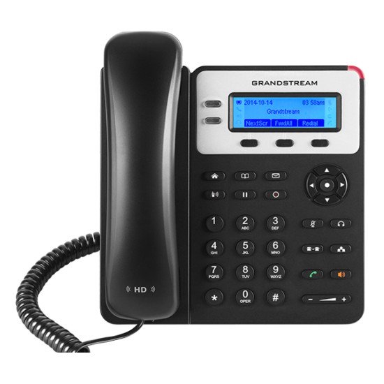 Grandstream Networks GXP1625 téléphone fixe Noir 2 lignes LCD