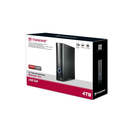 Transcend  StoreJet 35T3 Disque dur externe SATA 3.5" 4 To