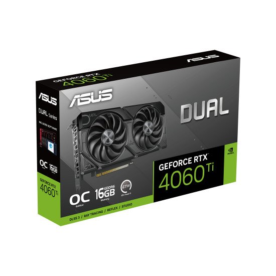 ASUS Dual -RTX4060TI-O16G-EVO NVIDIA GeForce RTX 4060 Ti 16 Go GDDR6