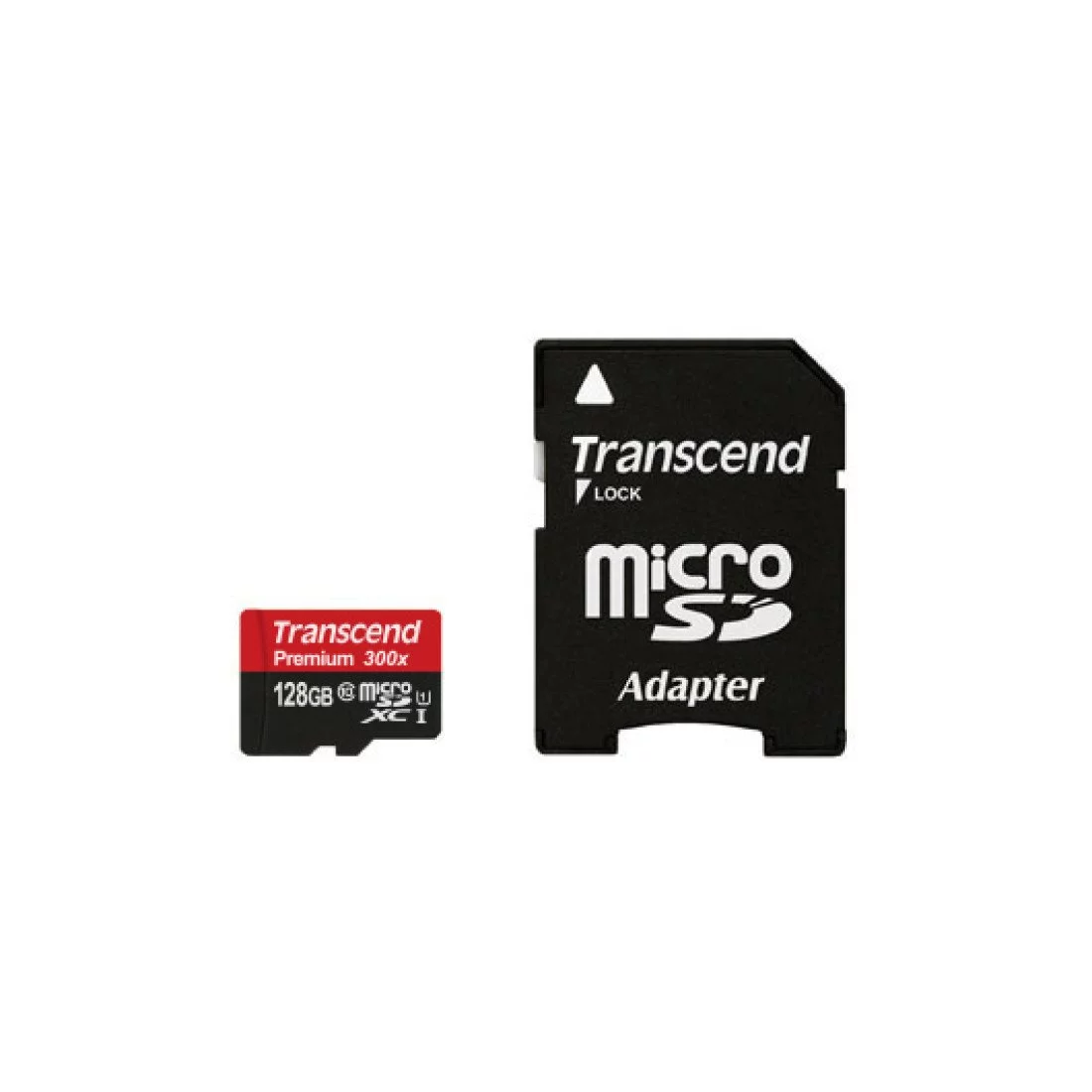 Transcend carte microSDXC/SDHC 8 Go avec adaptateur U1, MLC