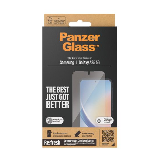 PanzerGlass Re Fresh Samsung New A34 5G UWF Protection d'écran transparent 1 pièce(s)