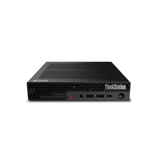 Lenovo ThinkStation P3 Intel® Core™ i7 i7-14700T 32 Go DDR5-SDRAM 1 To SSD NVIDIA Quadro T1000 Windows 11 Pro Mini PC Noir