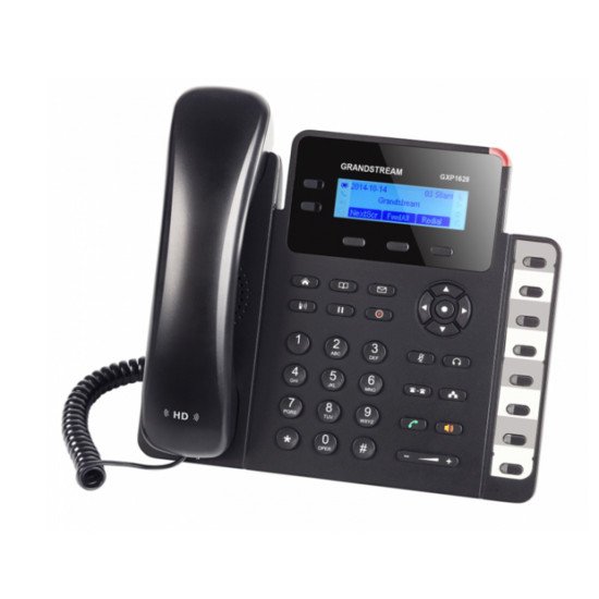 Grandstream Networks GXP1628 téléphone Téléphone DECT Noir