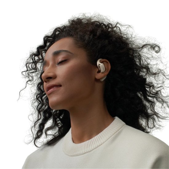 SHOKZ OpenFit Écouteurs Sans fil Crochets auriculaires Appels/Musique/Sport/Au quotidien Bluetooth Blanc