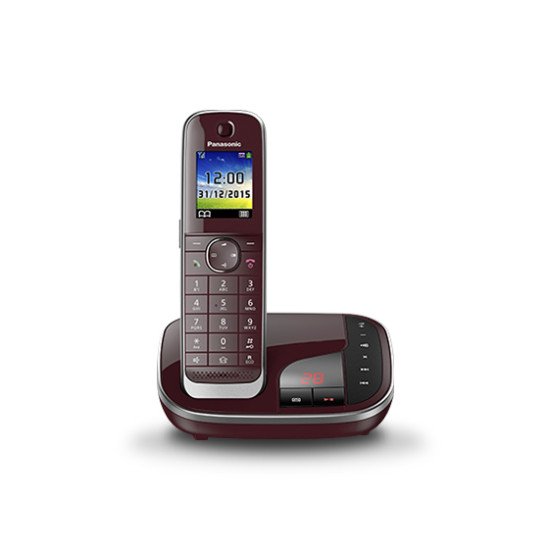 Panasonic KX-TGJ320 Téléphone DECT Identification de l'appelant Rouge