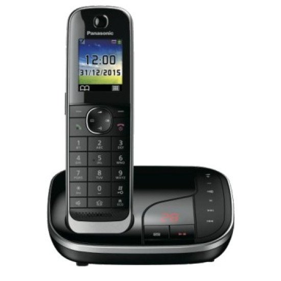 Panasonic KX-TGJ320 Téléphone DECT Identification de l'appelant Noir