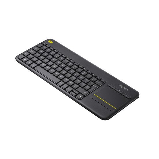 Logitech K400 Plus clavier sans fil AZERTY BE Noir