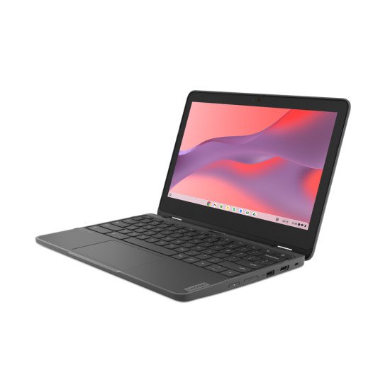 Lenovo 300e Yoga Chromebook 29,5 cm (11.6") Écran tactile HD MediaTek Kompanio 520 4 Go LPDDR4x-SDRAM 32 Go eMMC Wi-Fi 6 (802.11ax) ChromeOS Gris