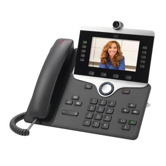 Cisco IP PHONE 8845 téléphone fixe Charbon de bois LCD