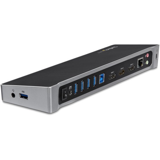 StarTech.com Station d'accueil USB 3.0 triple affichage pour ordinateur portable - 4K