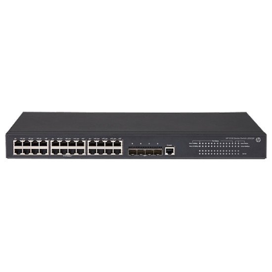 HPE FlexNetwork 5130 24G 4SFP+ EI Géré L3 Gigabit Ethernet (10/100/1000) Noir 1U