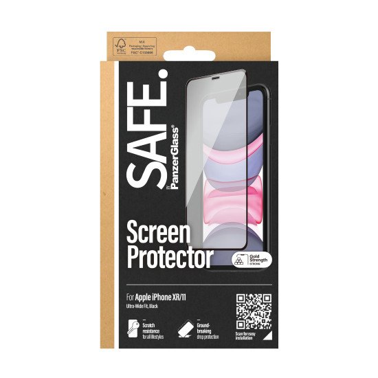 PanzerGlass SAFE95005 écran et protection arrière de téléphones portables Protection d'écran transparent Apple 1 pièce(s)