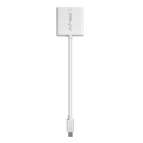 PNY Mini DisplayPort - DVI Blanc