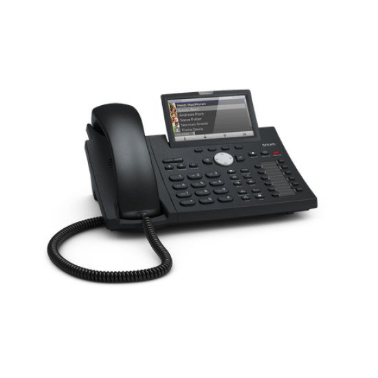 Snom D375 téléphone fixe Noir 12 lignes TFT