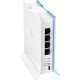 Mikrotik RB941-2ND-TC point d'accès réseaux locaux sans fil 300 Mbit/s Bleu, Blanc