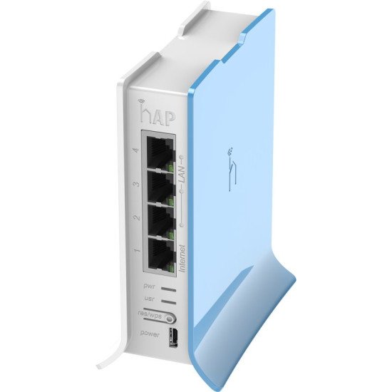 Mikrotik RB941-2ND-TC point d'accès réseaux locaux sans fil 300 Mbit/s Bleu, Blanc