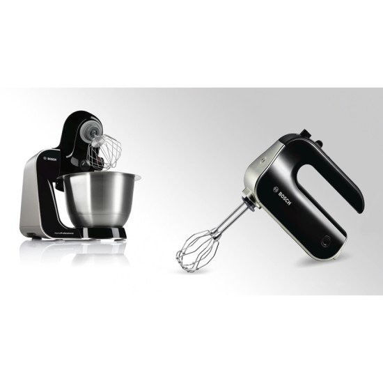 Bosch MFQ4730 mixeur Batteur à main 575 W Noir, Argent