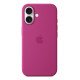 Apple Coque en silicone avec MagSafe pour iPhone 16 - Fuchsia