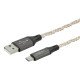 Ansmann 1700-0158 câble USB 1 m USB A USB C Multicolore