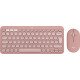 Logitech Pebble 2 Combo clavier Souris incluse RF sans fil + Bluetooth QWERTY US International Rose