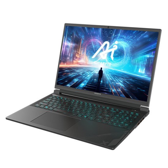 GIGABYTE Gaming 9KG-43DE854SH Intel® Core™ i7 i7-13650HX Ordinateur portable 40,6 cm (16") WUXGA 16 Go DDR5-SDRAM 1 To SSD NVIDIA GeForce RTX 4060 Wi-Fi 6E (802.11ax) Windows 11 Home Gris