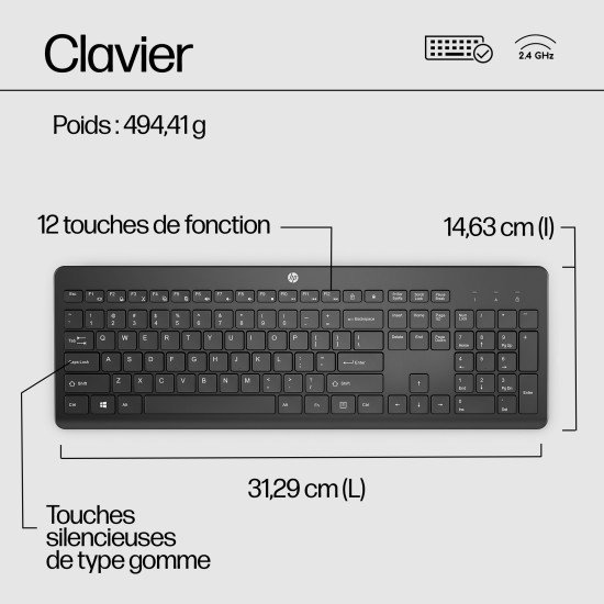 HP Clavier sans fil 230