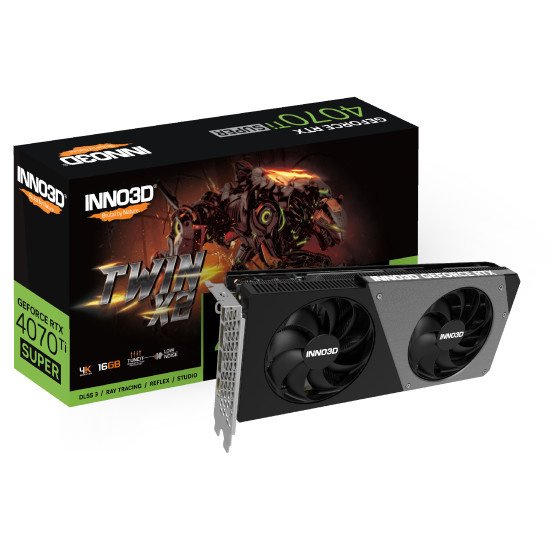 Inno3D GEFORCE RTX 4070 Ti SUPER TWIN X2 NVIDIA 16 Go GDDR6X