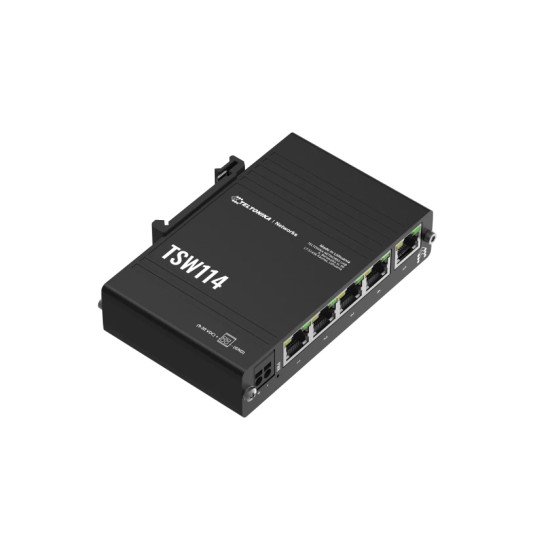 Teltonika TSW114000000 commutateur réseau Non-géré Gigabit Ethernet (10/100/1000) Noir