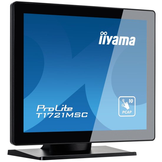 iiyama ProLite T1721MSC-B2 écran PC 43,2 cm (17") 1280 x 1024 pixels SXGA LED Écran tactile Dessus de table Noir