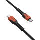 Urban Armor Gear Kevlar câble USB USB 2.0 1,5 m USB C Noir, Orange