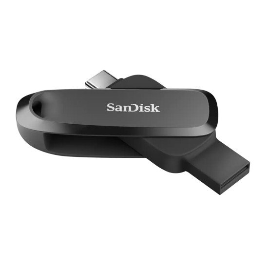 SanDisk SDDDC6-128G-G46 lecteur USB flash 128 Go USB Type-C 3.2 Gen 1 (3.1 Gen 1) Noir