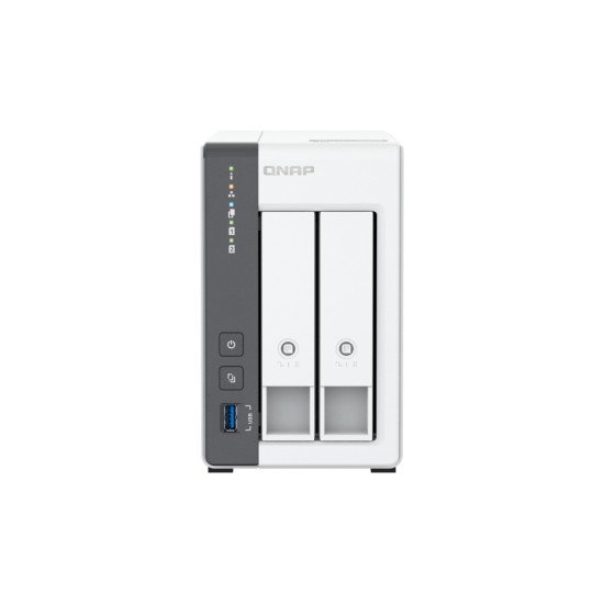 QNAP TS-216G serveur de stockage NAS Tower Cortex-A Cortex-A55 4 Go HDD Blanc