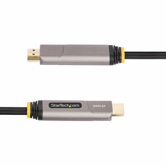 StarTech.com Câble USB-C vers HDMI 2.0 Optique Actif (AOC) de 15,2m, 4K 60Hz, Classé CL3, Câble Optique Actif, Câble Adaptateur USB Type-C vers HDMI Unidirectionnel