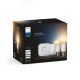 Philips Hue White ambiance Kit de démarrage : 2 ampoules connectées E27 (1100) + variateur