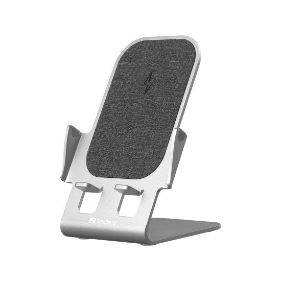 Sandberg 441-51 chargeur d'appareils mobiles Smartphone Gris USB Recharge sans fil Charge rapide Intérieure