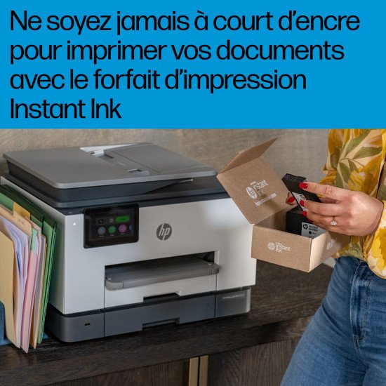 HP OfficeJet Pro Imprimante Tout-en-un HP 9132e, Couleur, Imprimante pour Petites/moyennes entreprises, Impression, copie, scan, fax, Sans fil; HP+; Éligibilité HP Instant Ink; Impression recto-verso; Numérisation recto-verso; Chargeur automatique de docu