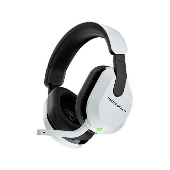 Turtle Beach Casque gaming amplifié multiplateforme sans fil Stealth 600 pour PS5, PS4, PC, Nintendo Switch et mobile - Bluetooth, 80 heures de batterie, microphone antibruit désactivable par basculement et écouteurs de 50 mm - Blanc