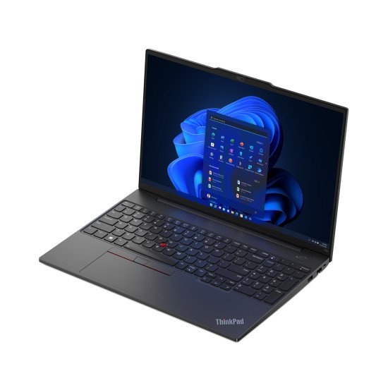 Lenovo ThinkPad E16 AMD Ryzen™ 5 7430U Ordinateur portable 40,6 cm (16") WUXGA 16 Go DDR4-SDRAM 512 Go SSD Wi-Fi 6 (802.11ax) Windows 11 Pro Noir