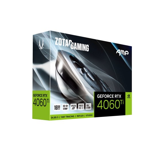 Zotac GAMING GeForce RTX 4060 Ti AMP NVIDIA 16 Go GDDR6