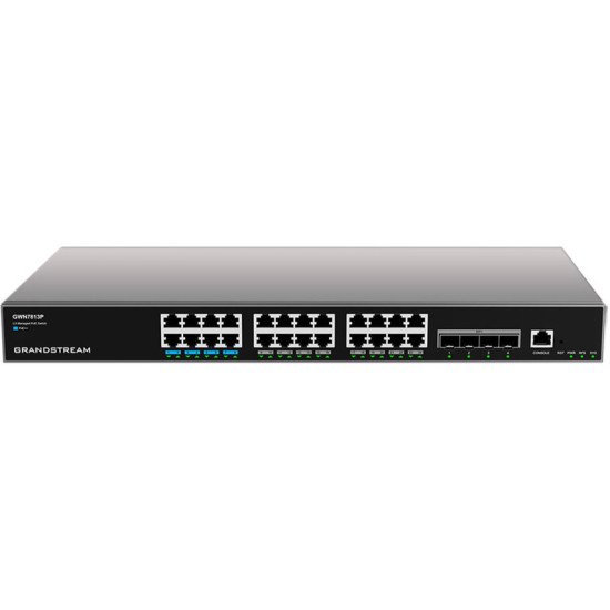 Grandstream Networks GWN7813P commutateur réseau Géré L3 Gigabit Ethernet (10/100/1000) Connexion Ethernet POE Gris