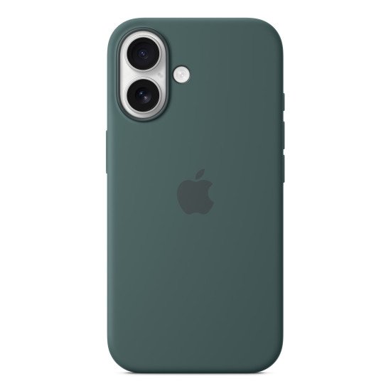 Apple Coque en silicone avec MagSafe pour iPhone 16 - Vert lacustre